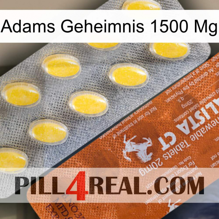 Adams Secret 1500 Mg 42